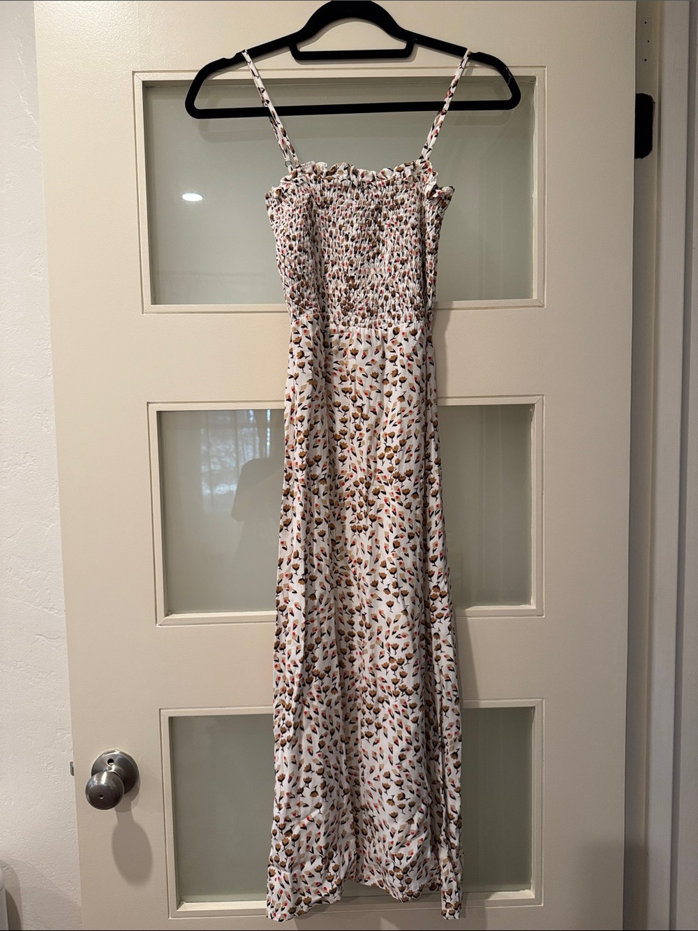Faithfull The Brand Smocked Floral Dress Size XS